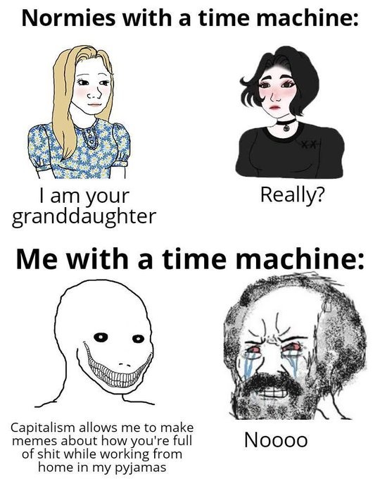 wiping boogers on karl marx - meme