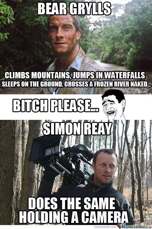 Who's the REAL survival expert? - meme