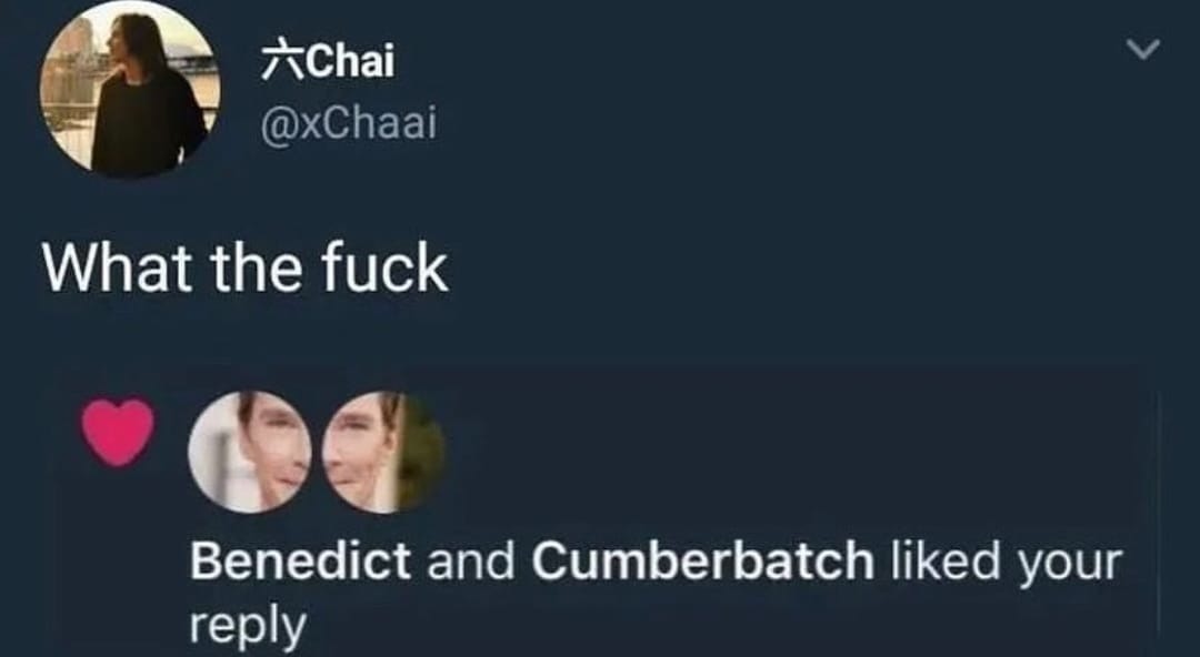 Meme de Benedict Cumberbatch