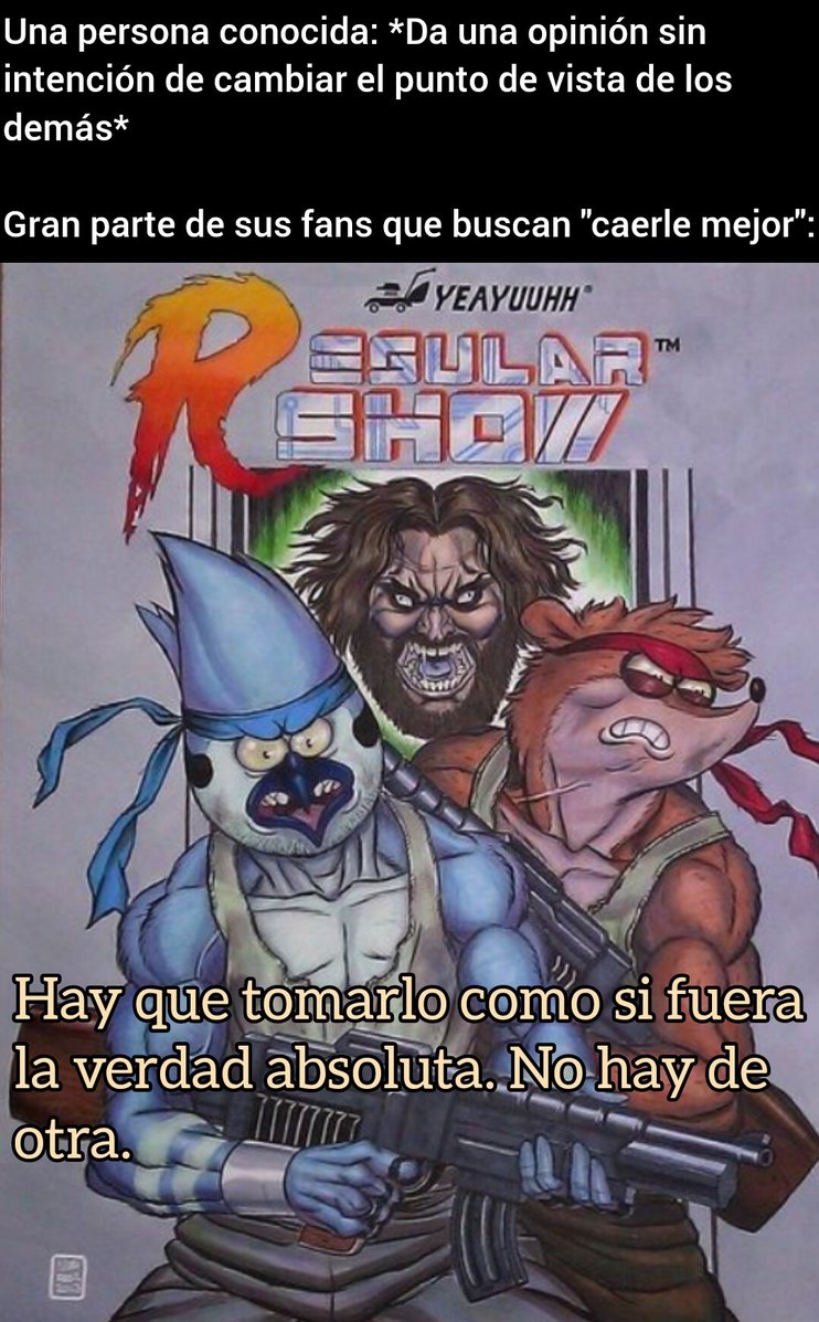 Dependen de las opiniones ajenas en pocas palabras. - meme