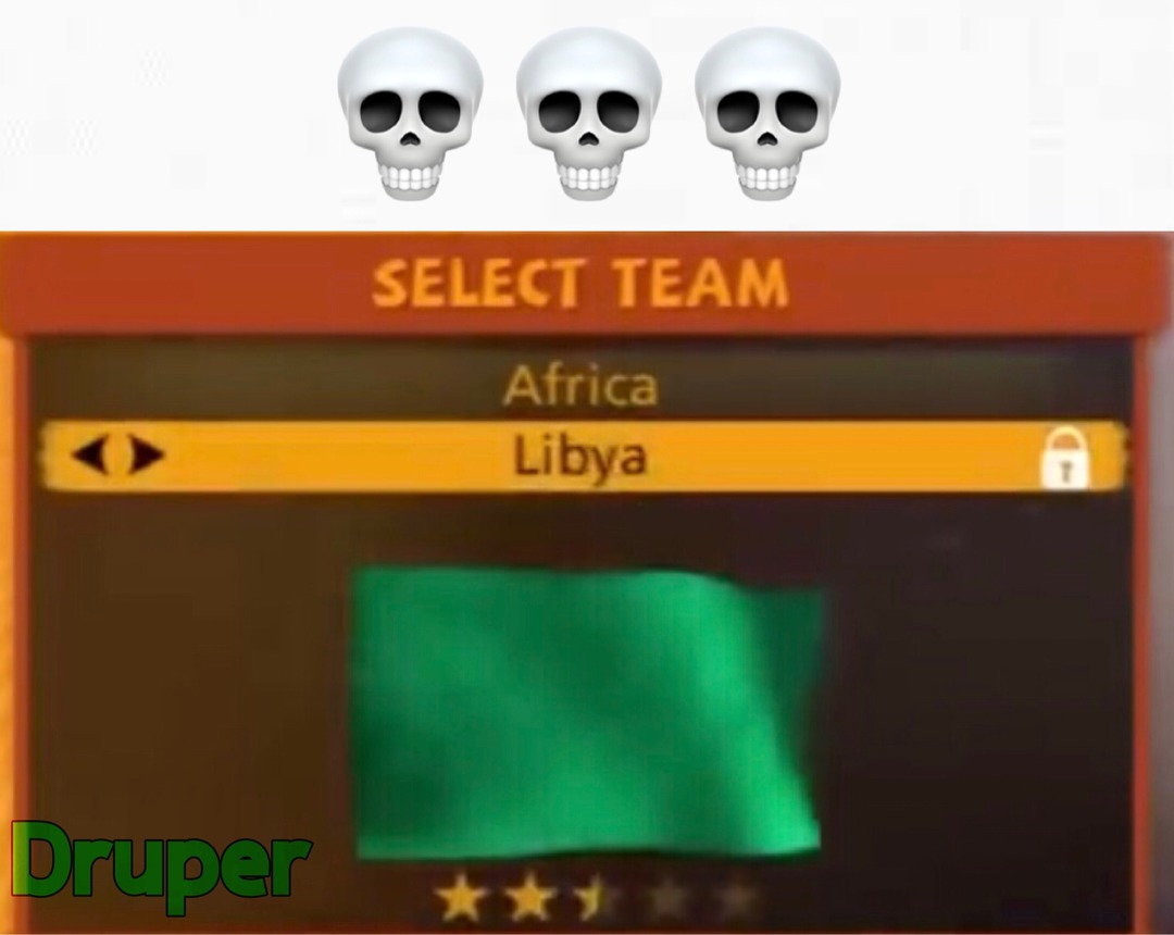 Contexto:es la bandera de Libia durante la dictadura de Muamar al Gadafi - meme