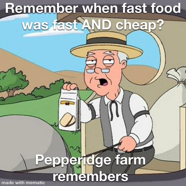 Fast food meme