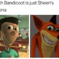 Oh no, Sheen was a furry the whole time