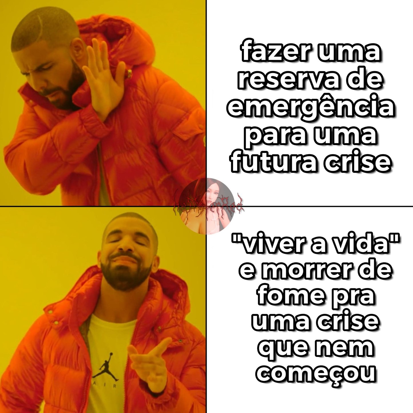 Era pra postar antes do bolsa msol  - meme