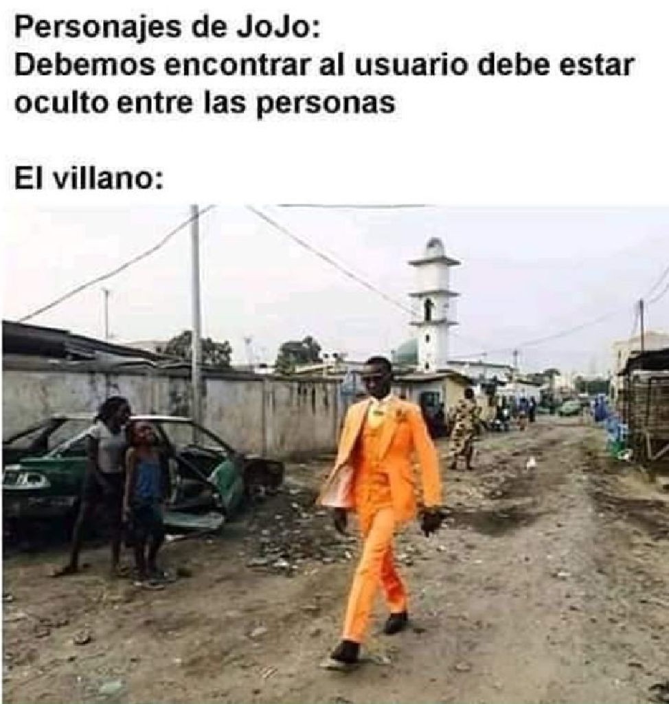 El título está haciendo poses - meme