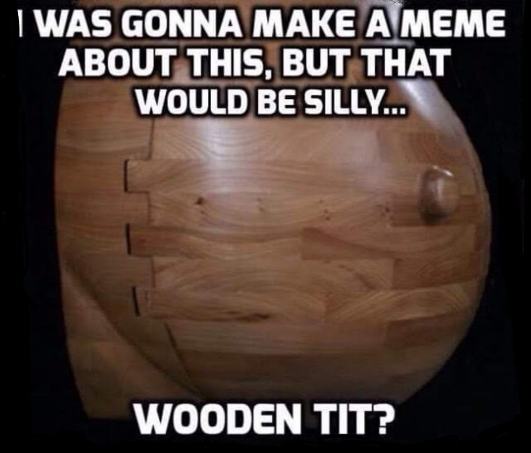 Wooden tit - meme
