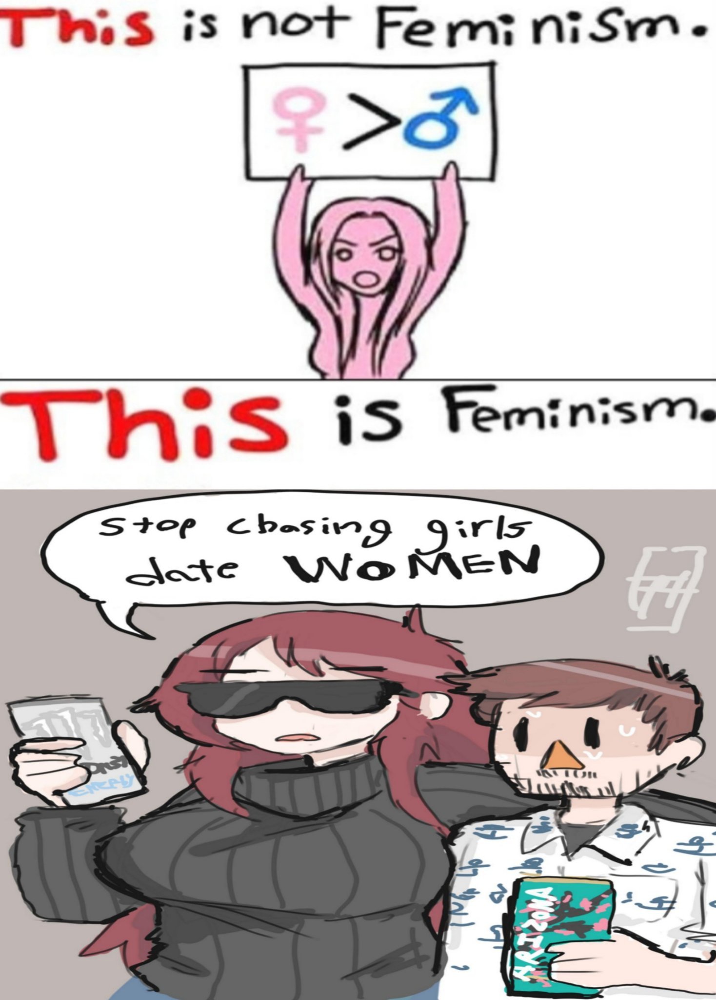 Feminism done right - meme