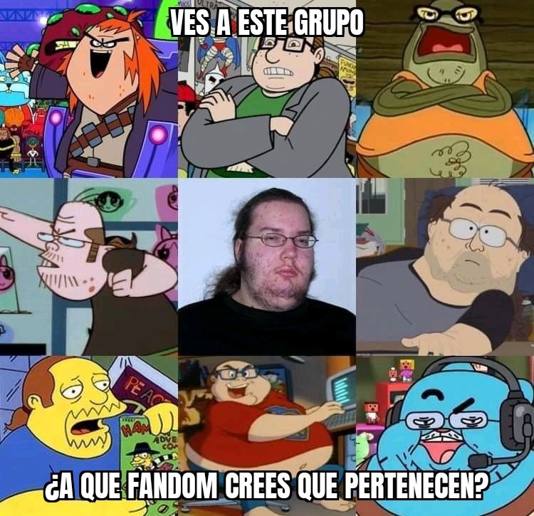 Los miembros del server de Anas - meme