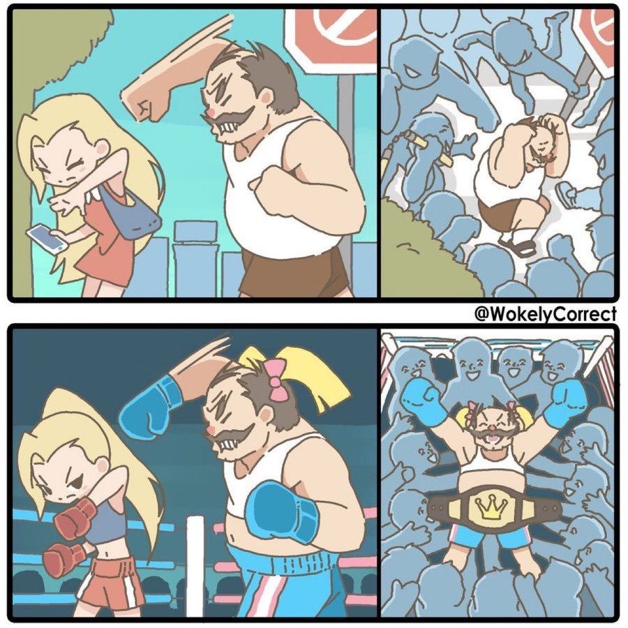 Woman Stronk - meme