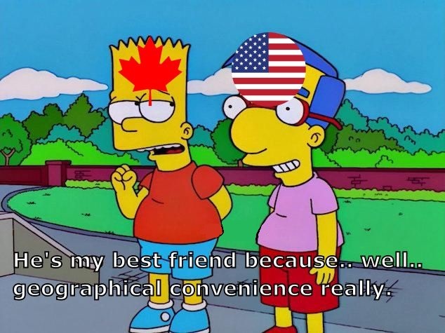 USA and Canada - meme