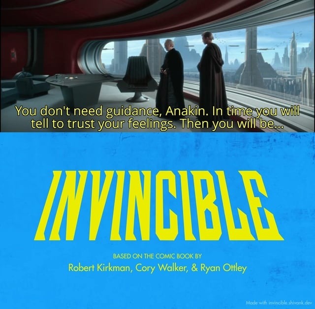Anakin needs no guidance, just pure chaos - meme