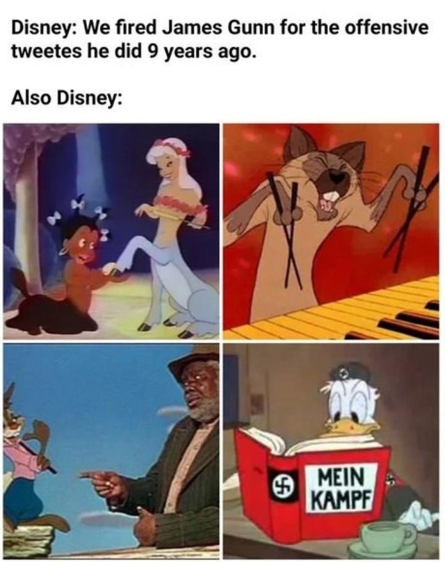 We know what you did in the past, Disney - meme