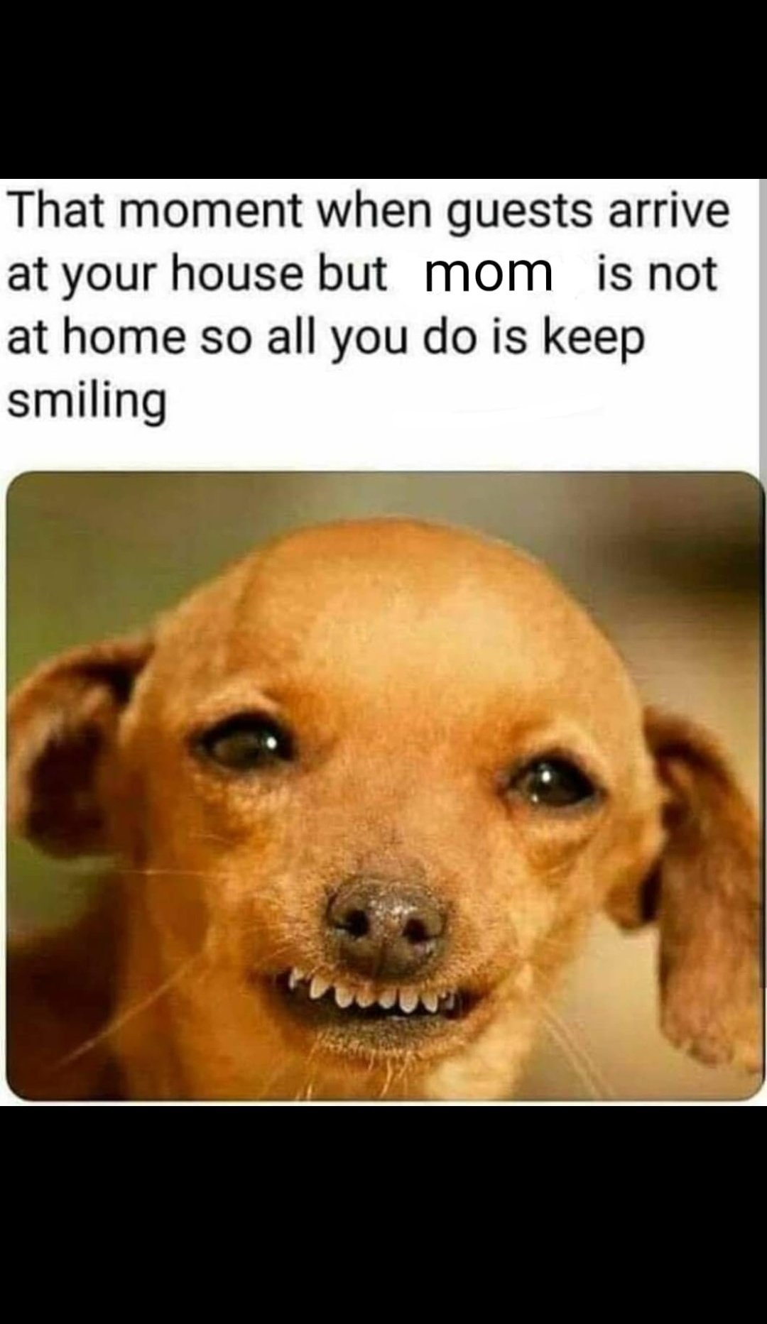 Just keep smiling! - meme