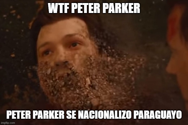 WTF Peter parker paraguayo - meme