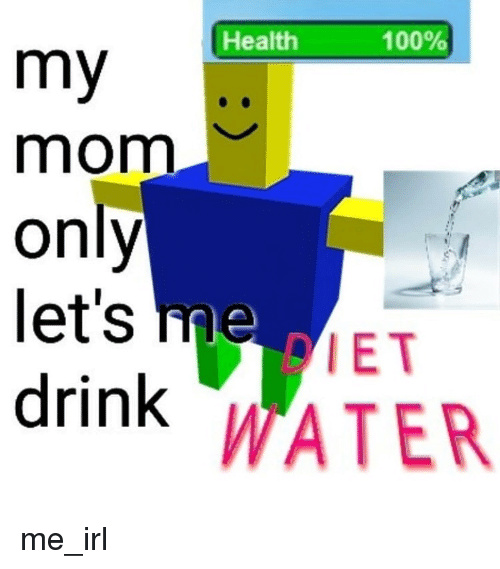 Agua dietetica - meme