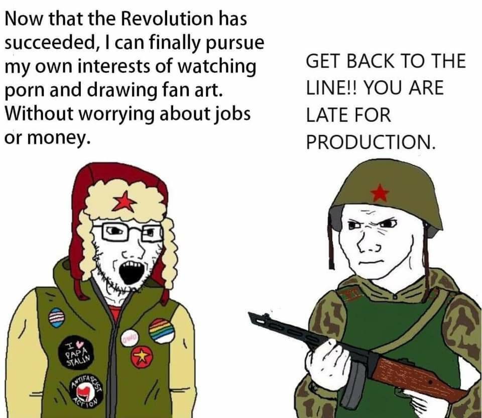 Communism blows - meme