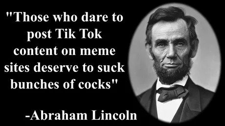 Abraham Lincoln quotes are the best - meme