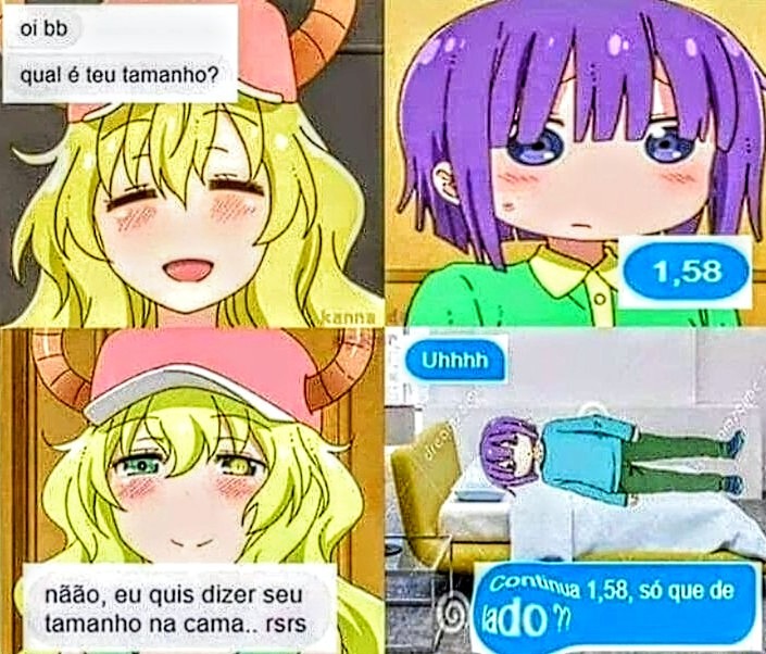 É o mesmo tamanho pô - meme