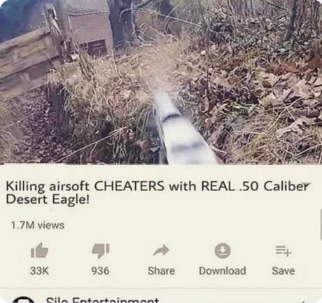 Airsoft cheaters - meme