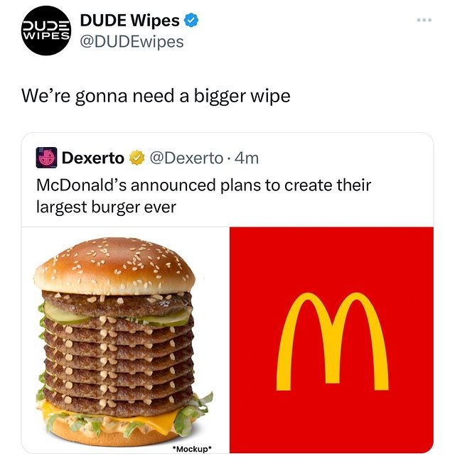 McDonalds new largest burger ever - meme