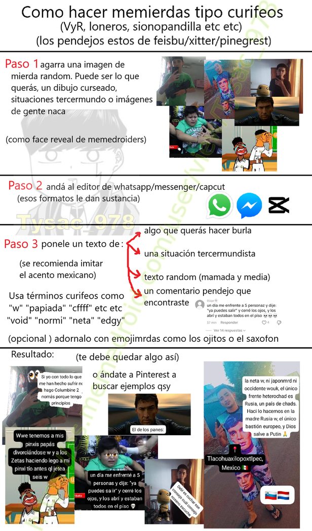Putorial de como hacer memes curifeos PD: qie opinan de estos curis que hic e piwes