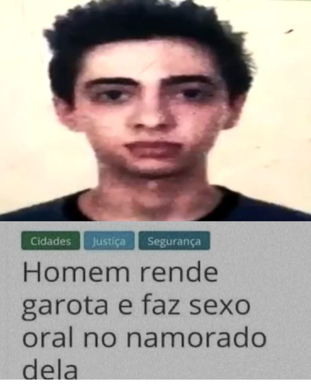 Vc pode ser a próxima vítima - meme