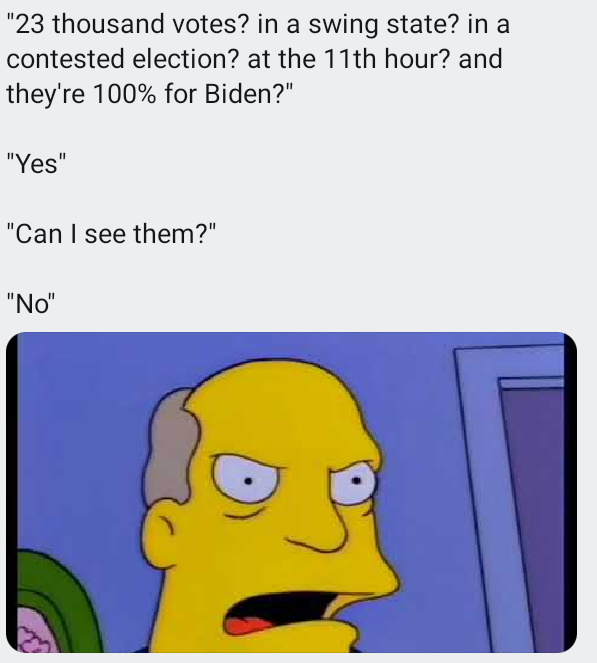 Steamed ballots - meme