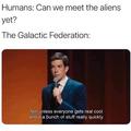 I wanna meet an alien