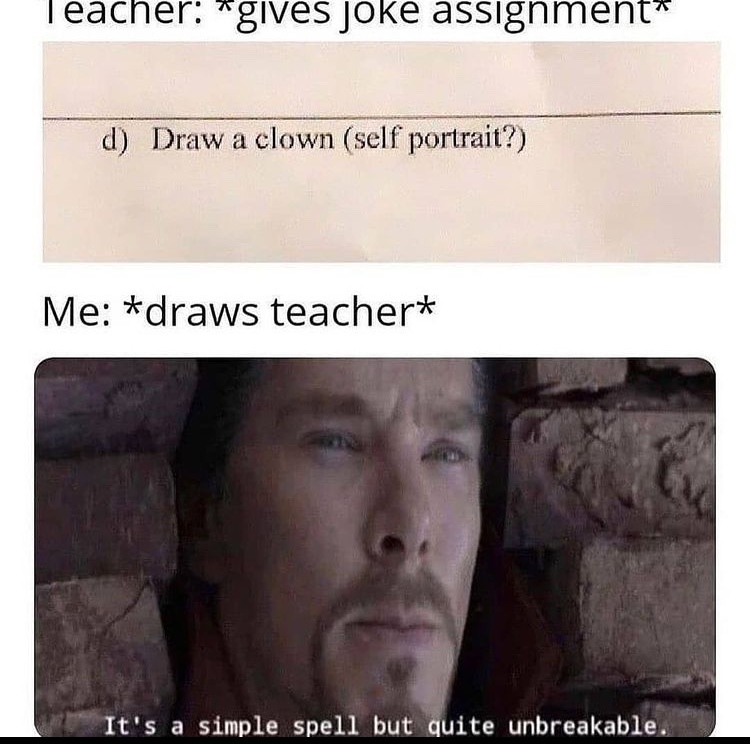 draw a clown - meme