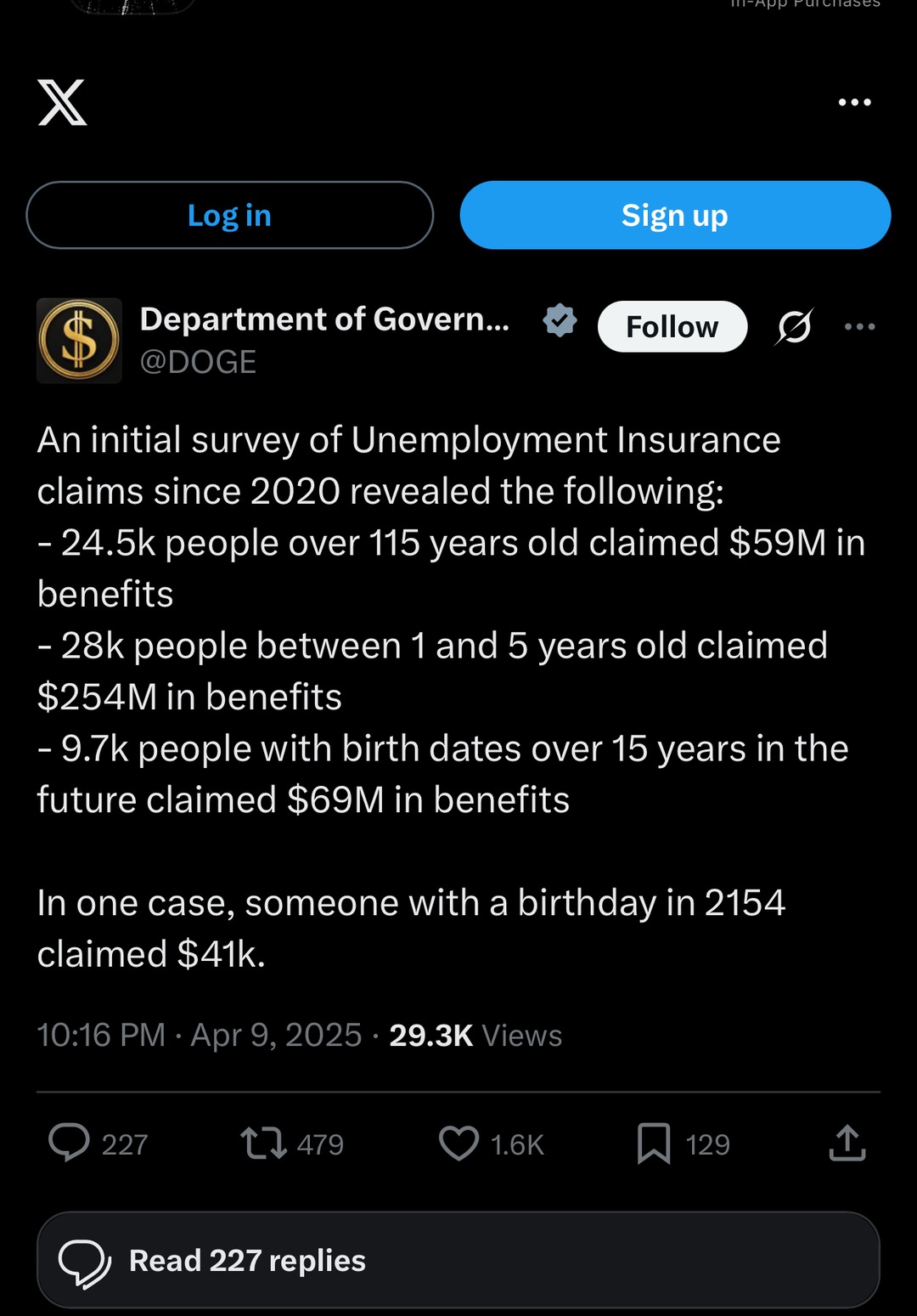 Hey, look! Kyle Reece just filed for unemployment - meme