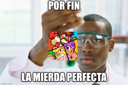 una vez hice un juego, tuvo 3 jugadores simultáneos. Mejor que Squad Busters en su segunda semana - meme