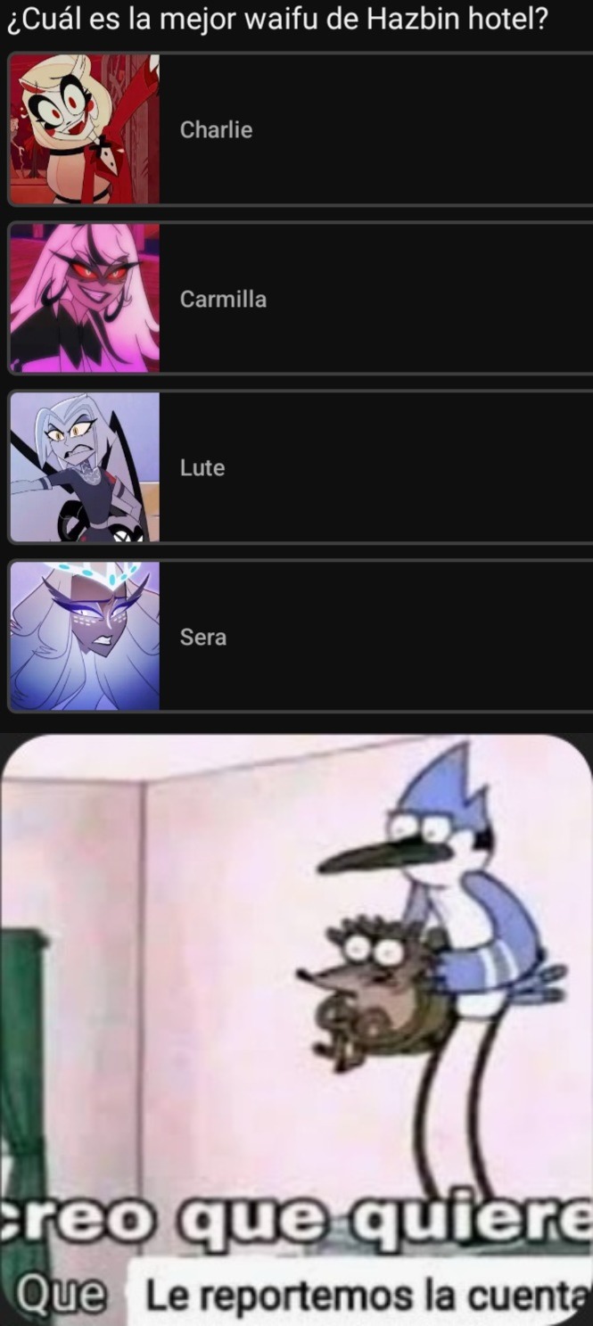 Hazbin caca - meme
