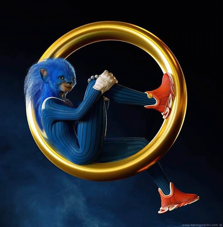 O novo Sonic vai ser muito realisto - meme