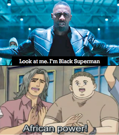Its Black Superman - meme