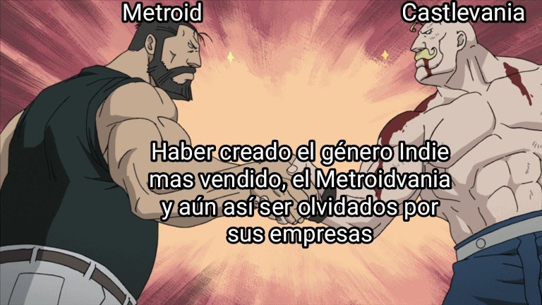 Metroid no tanto pero Castlevania sí - meme