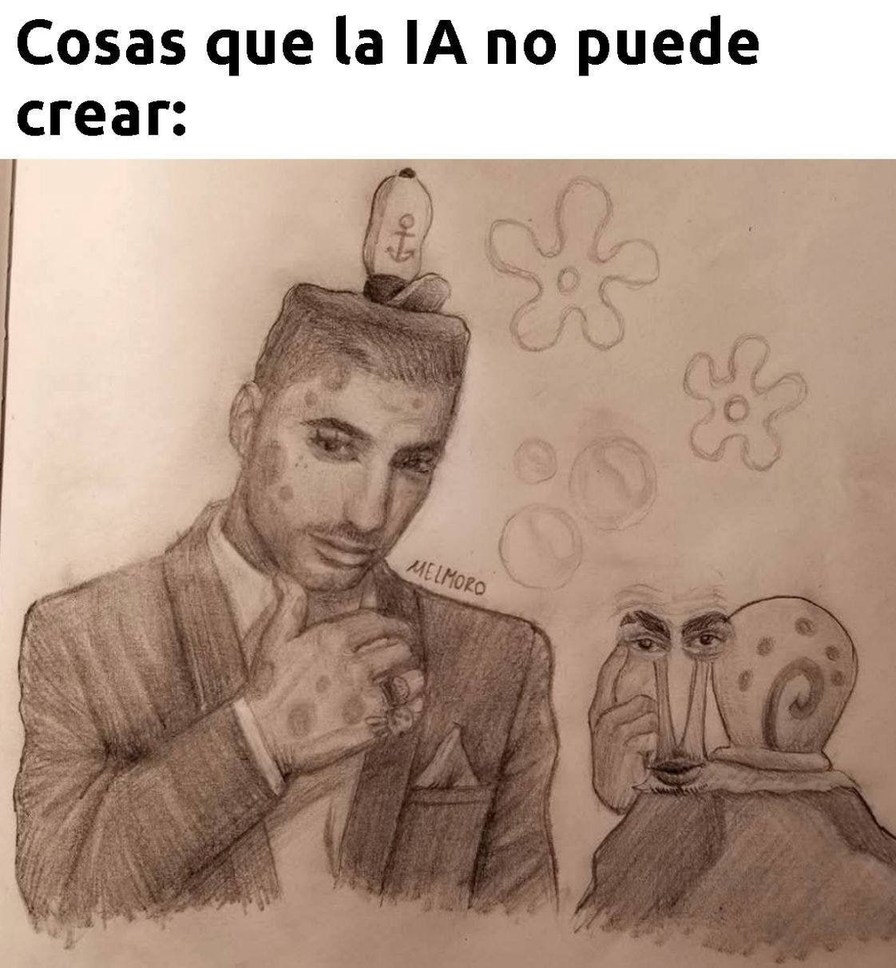 Cosas que ni la IA puede crear: este caos - meme