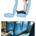 El diseño de los asientos traseros
