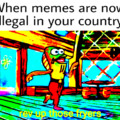 When memes are illegal in your country
