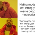 The moderation system is actually pretty decent