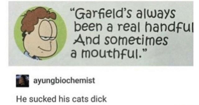 Cat dick is good - meme