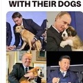 World leaders with their dogs