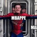 Mbappe tratando de parar a Argentina