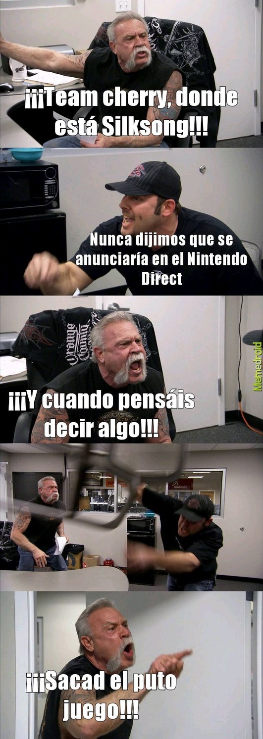 Sacad el puto juego - meme