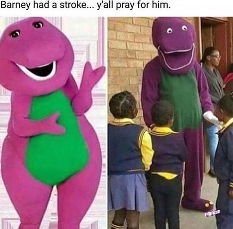 Barney and his great adventures - meme