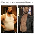 Eating and then breakup
