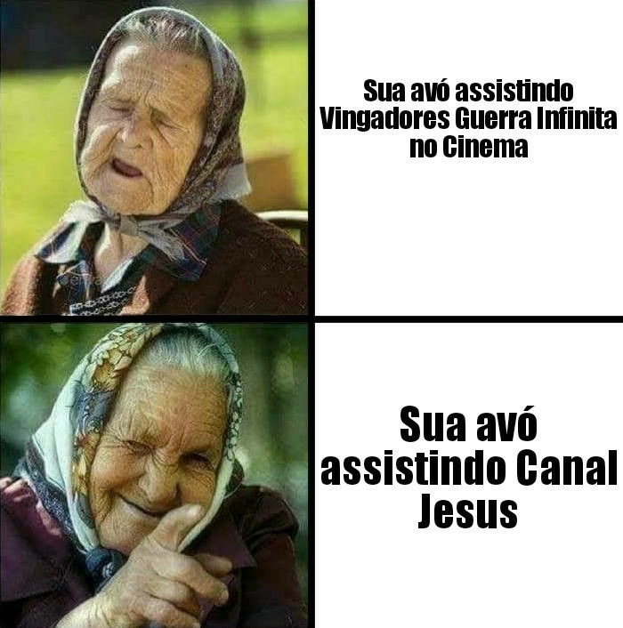 Saudades da minha avó - meme