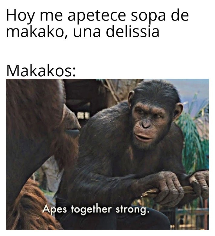 Los buenos makakos XD - meme