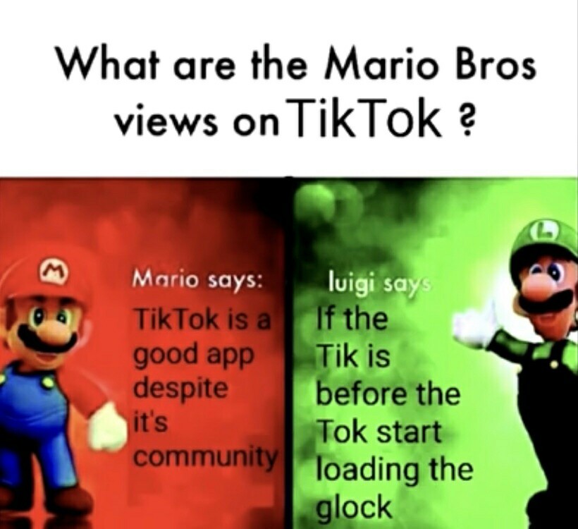 I agree with Luigi - meme
