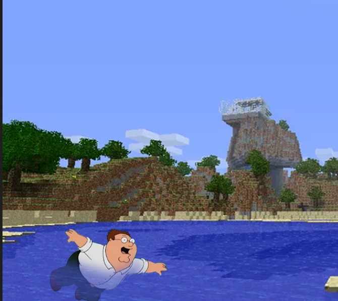 OH MY GOD! LOIS, I'M IN MINECRAFT! - meme