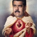 Jesús con la cara de Nicolás Maduro